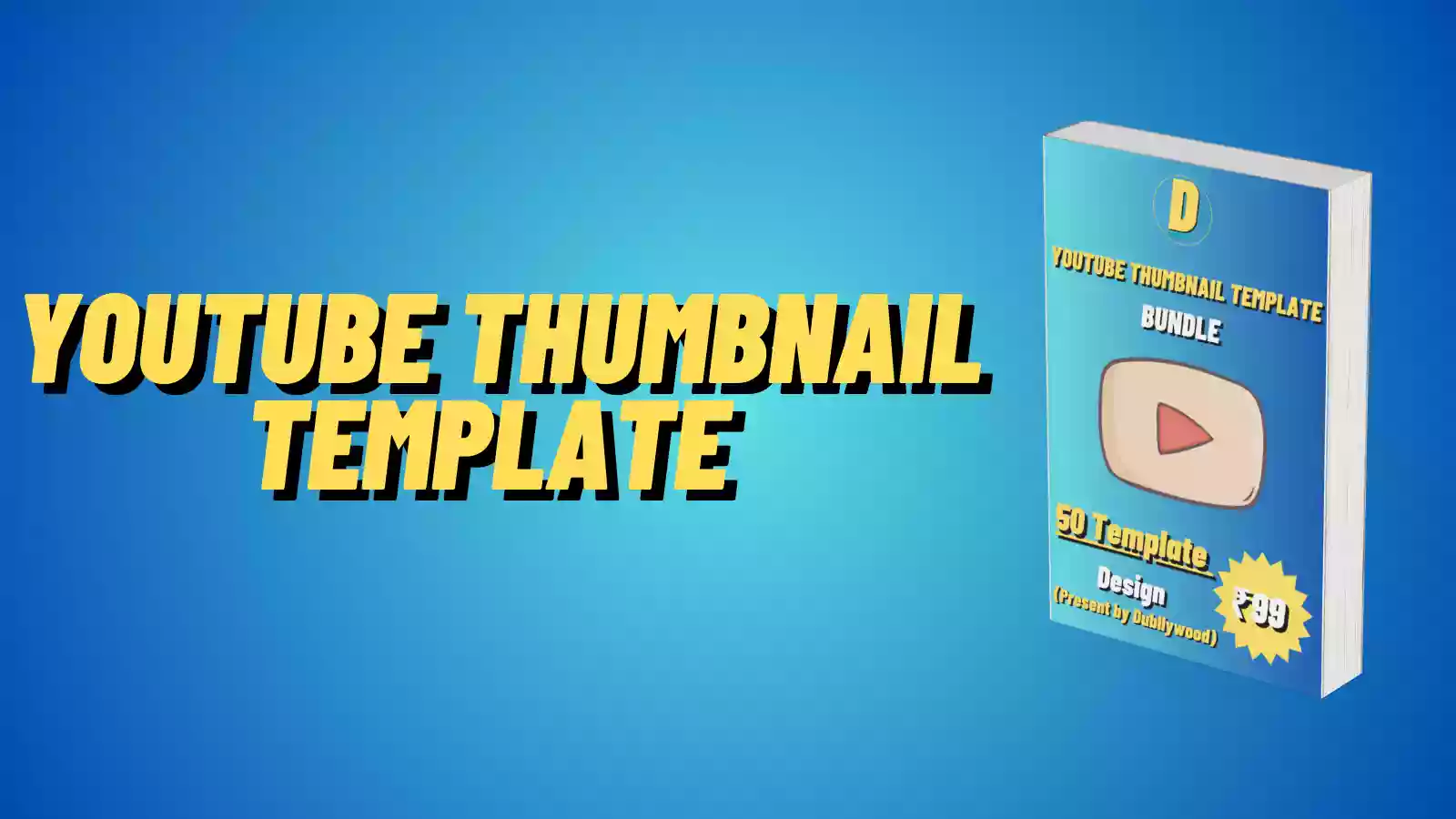 YouTube Thumbnail Template