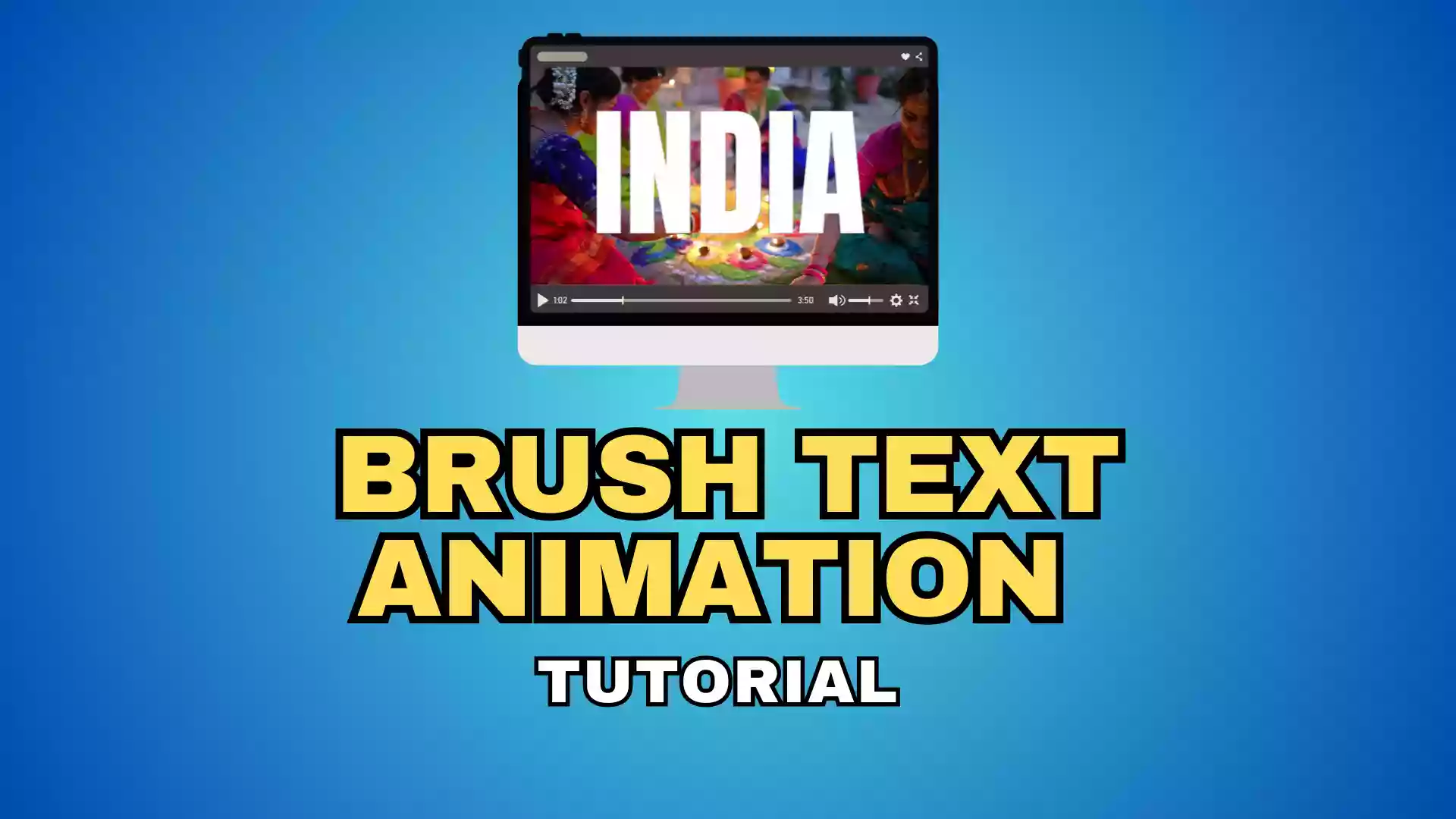 Brush Text Animation